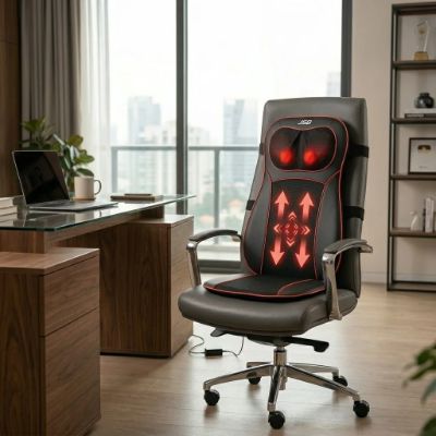 Back Massage Machine for Neck & Shoulder Lumbar With Kneading Heat Use in Car Seat and Office Chair JSB HF23